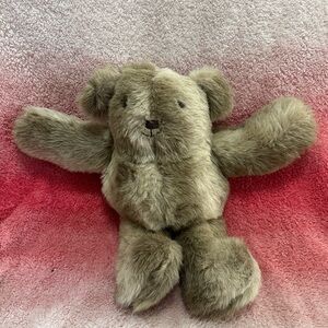 Vintage Fuzzy Teddy Bear Chubby Belly 21” Firmly Stuffed Plush Animal